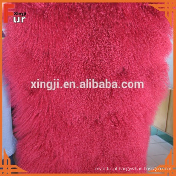China Fábrica Real Fur Plate Tibet Pele De Cordeiro